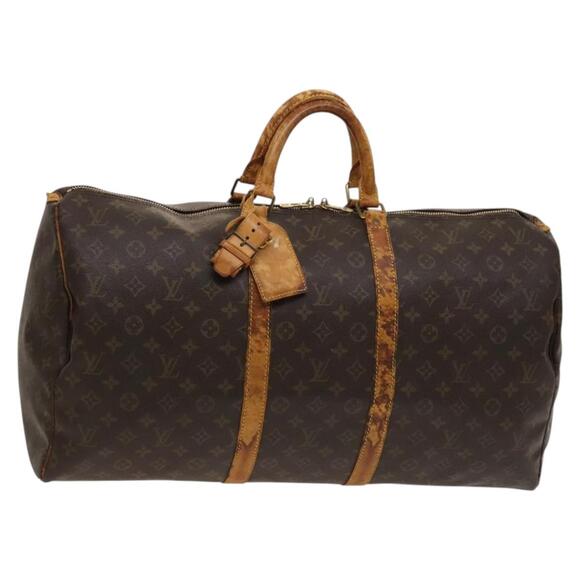 LOUIS VUITTON Monogram Keepall 55 Boston Bag M41424 - Picture 1 of 16